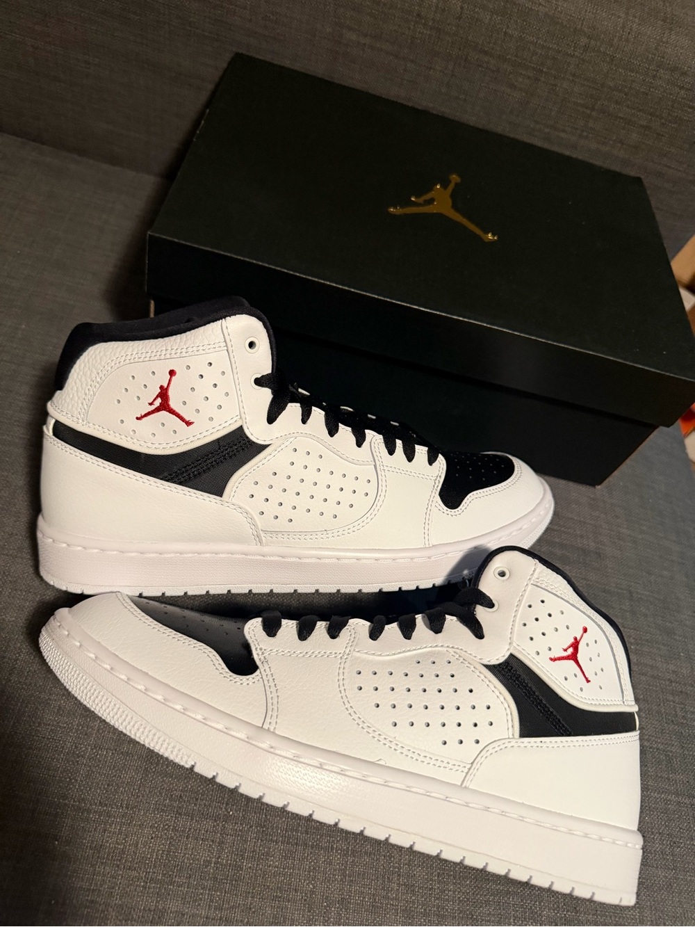 Size 10 - Air Jordan Access White Black